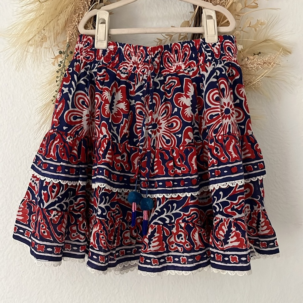 Like-new BELL by Alicia Bell girls floral skirt